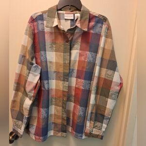 Alfred Dunner Button Up Top Size 20